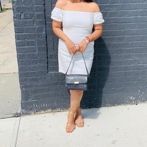 White Off the Shoulder Dress